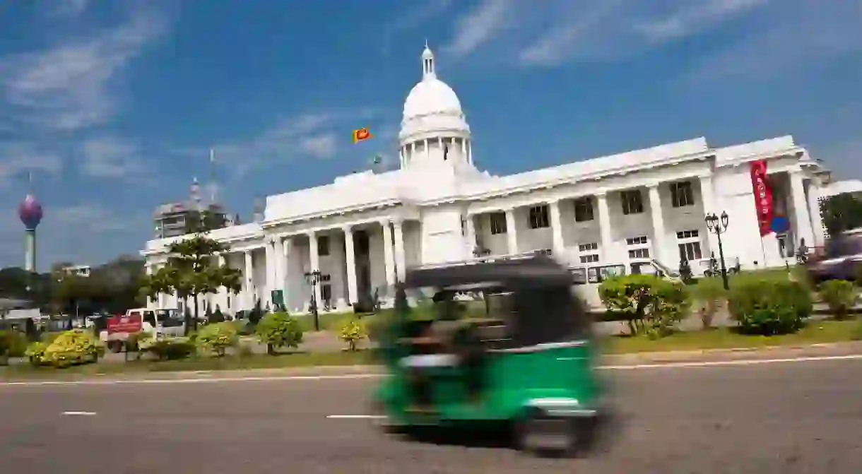 Solo travellers can whizz around Colombo by tuk-tuk to see top attractions such as Colombo Town Hall