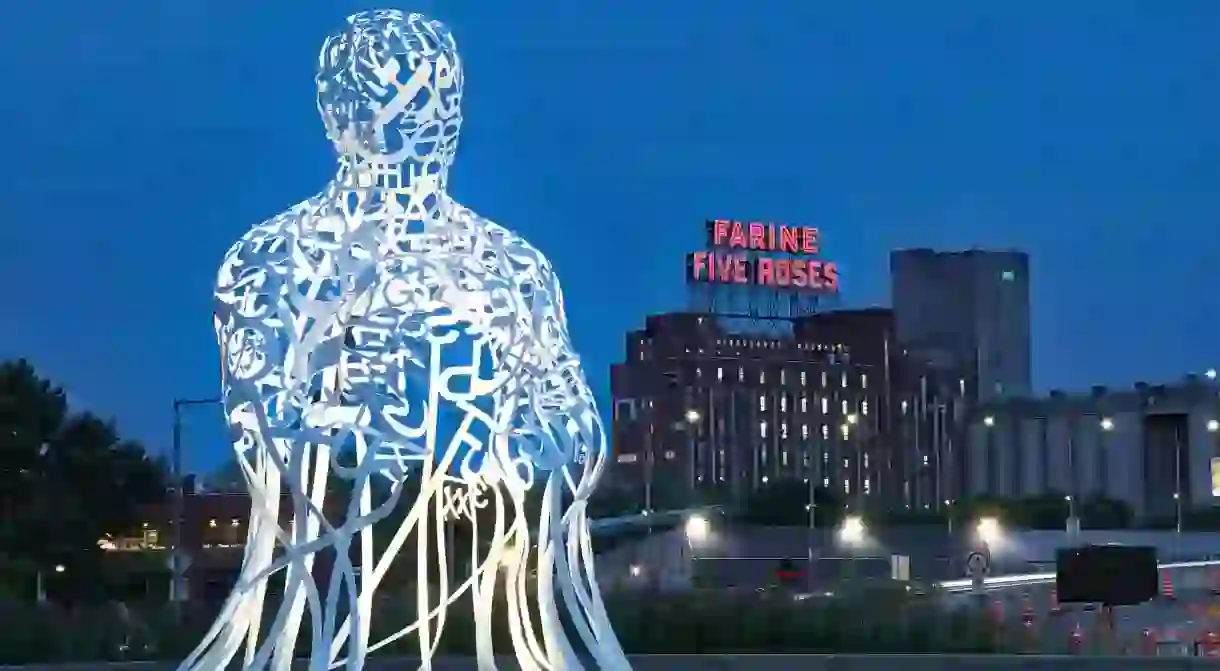 Jaume Plensas sculpture, the Source, is a beacon of light in Griffintown