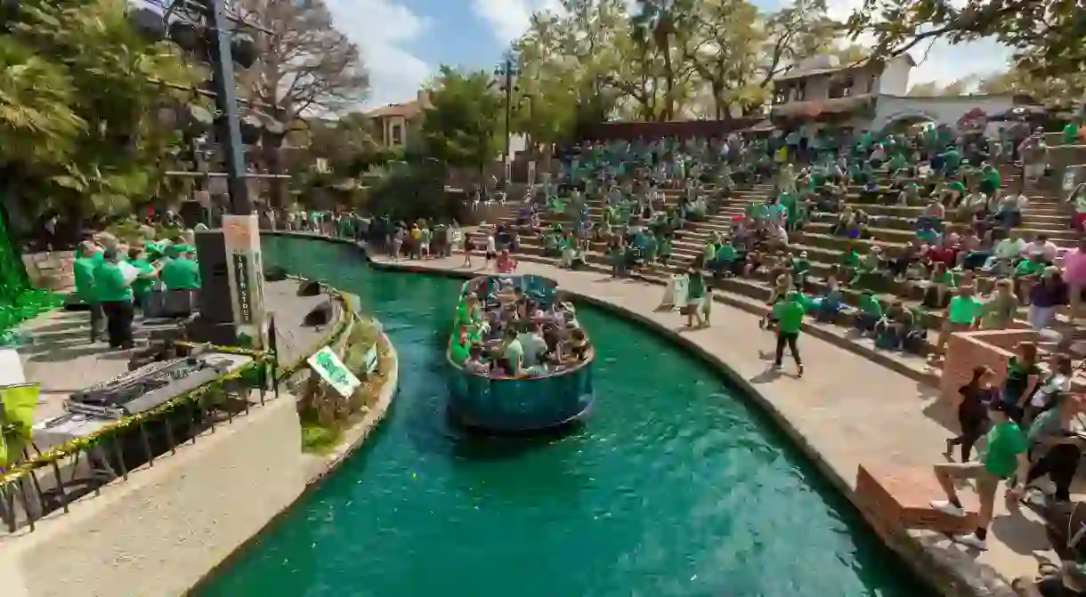 St Patrick’s Day River Parade San Antonio