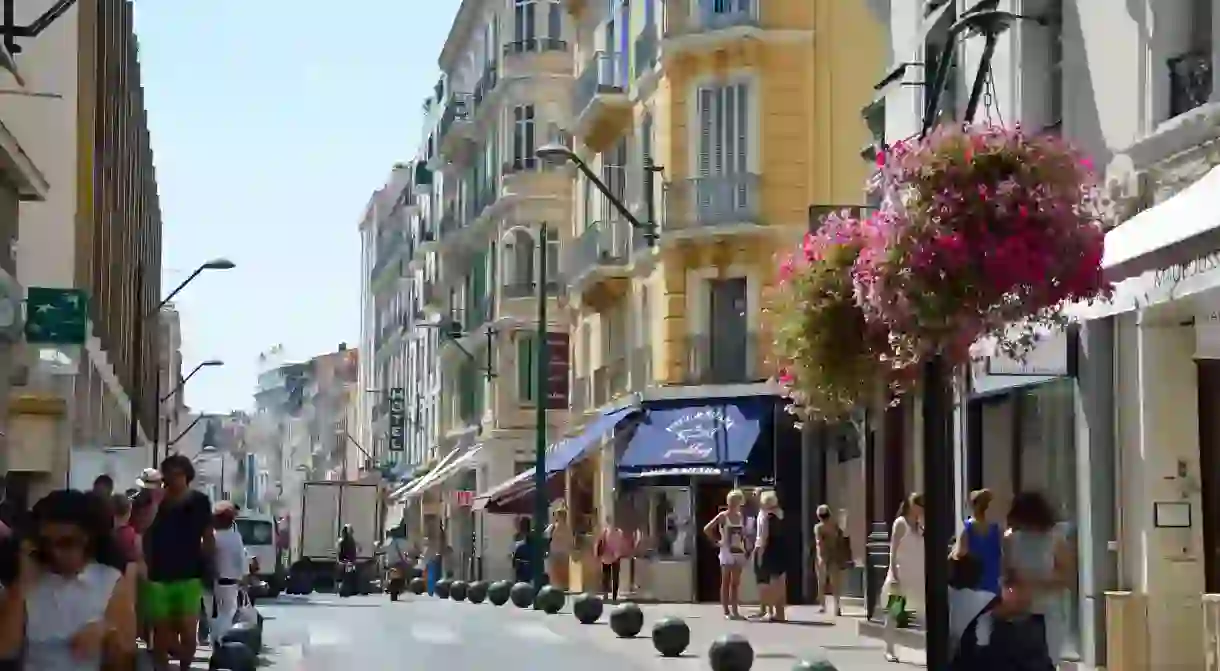 The Rue dAntibes is home to some of the finest fashion boutiques in Cannes