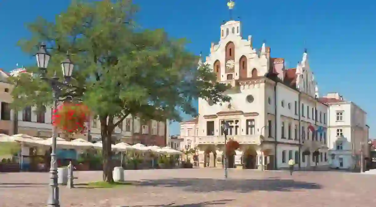 Rzeszow - Ancient Town Hall at the Market Square, Poland