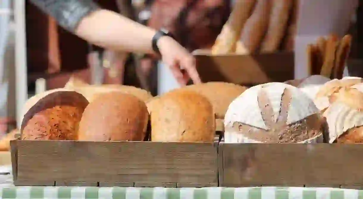 Bread at A Market in Edinburgh