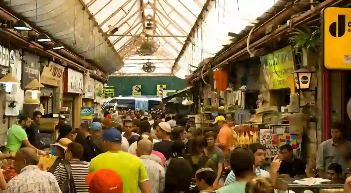 The Machane Yehuda market, Jerusalem