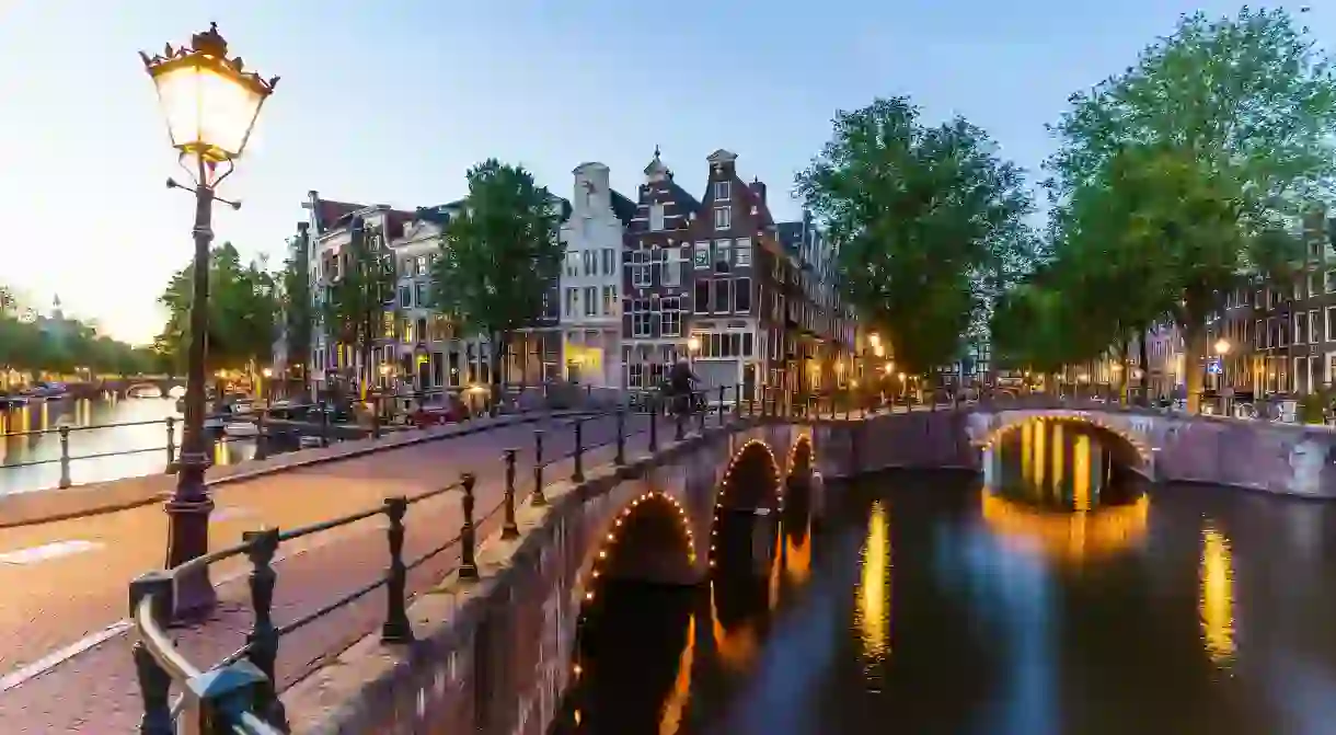 Keizergracht Canal at dusk is the ultimate romantic spot