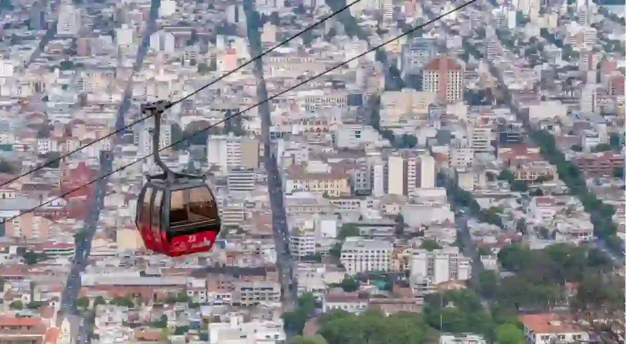 Argentina,Salta province,Salta,San Bernardo Hill Cable Car