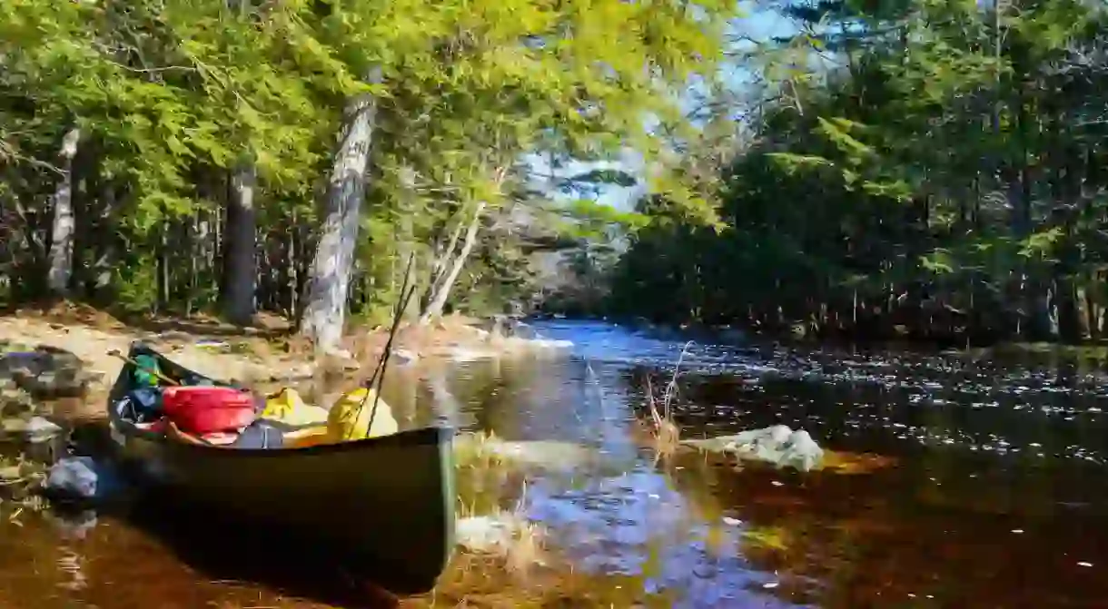 Canoeing is one of the many outdoor activities you can enjoy in Kejimkujik National Park