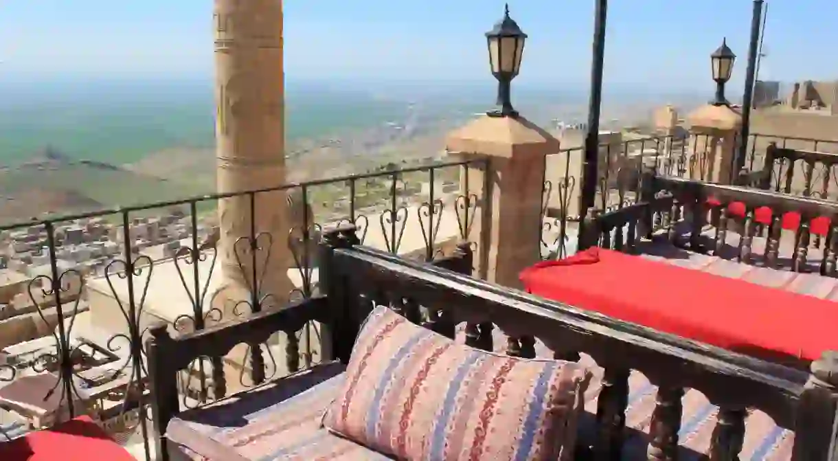 Terrace restaurant in Mardin