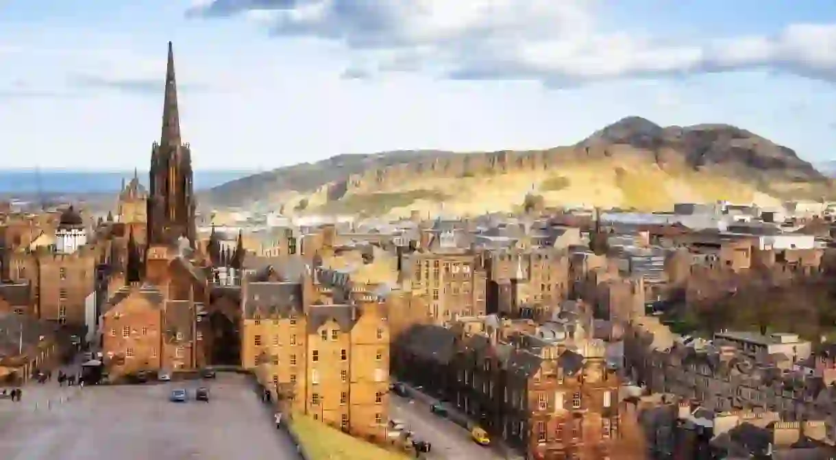 Edinburgh Old Town and Arthurs Seat