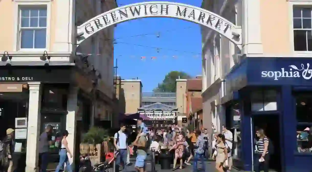 Historical Greenwich Market in South East London