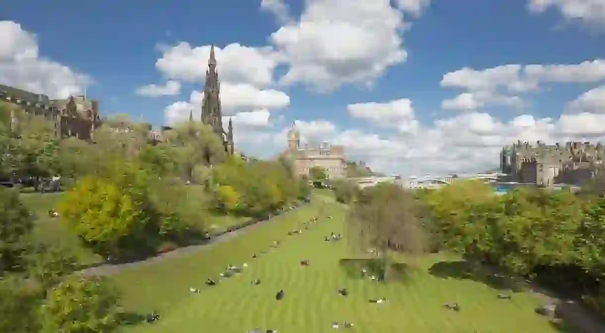 The Walter Scott memorial is one of Edinburghs most iconic landmarks