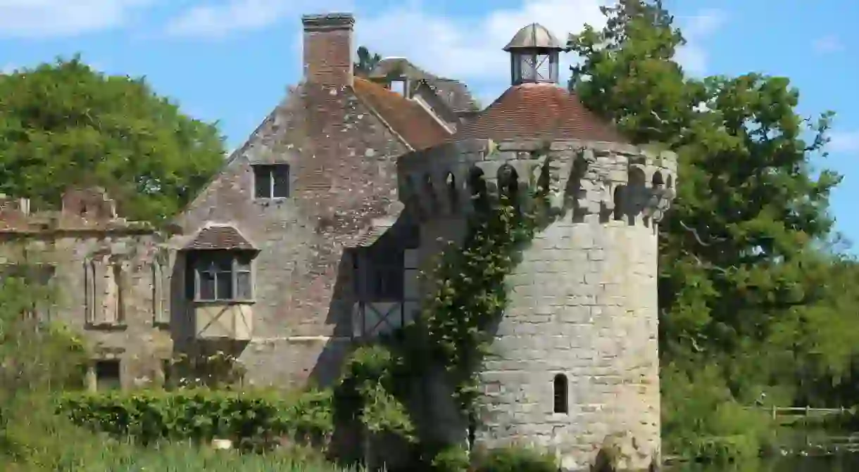 The crumbling Old Castle at Scotney provides an idyllic spot for a stroll in Kent