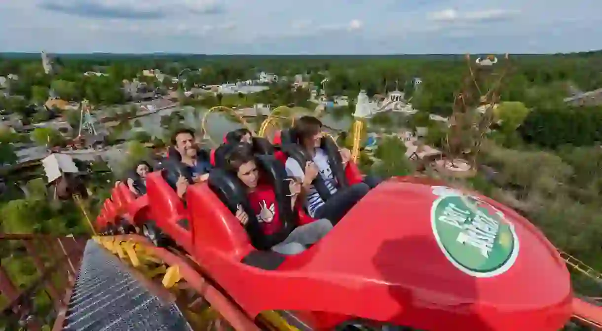 The Goudurix ride at Parc Asterix