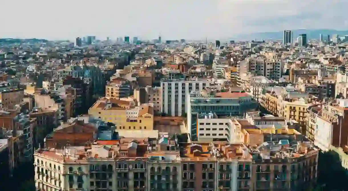 View from La Sagrada Familia, Barcelona, Spain