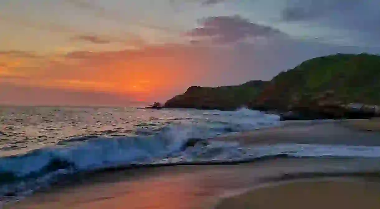 Sunset in Mazunte, Mexico