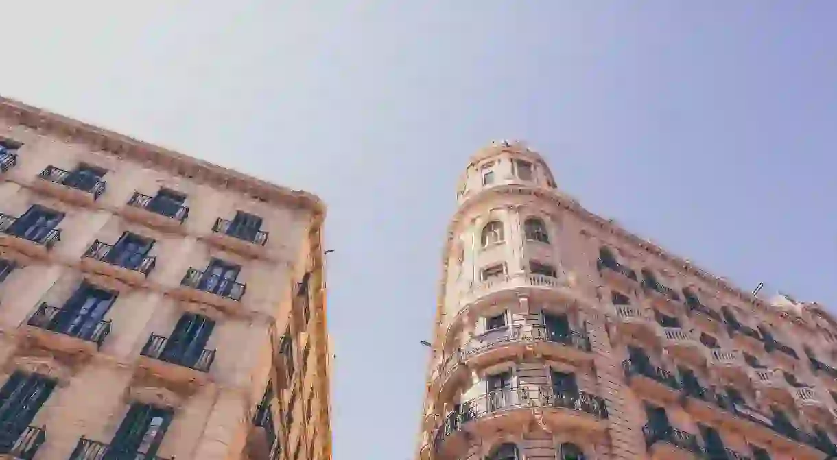 Typical buildings in Barcelona