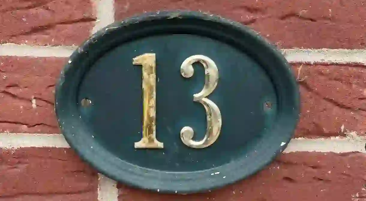 The number 13 is the universal unlucky number