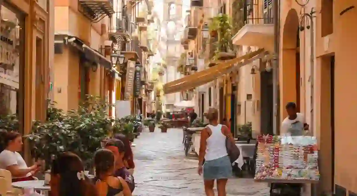 The streets of Palermo