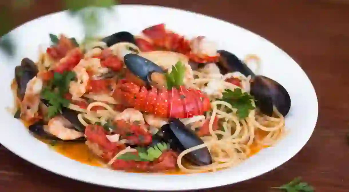 Seafood pasta