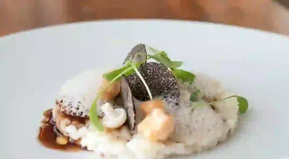 Rice Risotto with Burgundy Truffle