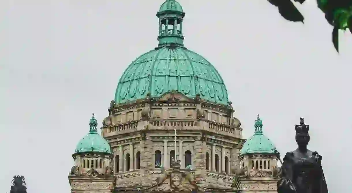 The building of the Legislative Assembly of British Columbia, in Victoria, Canada