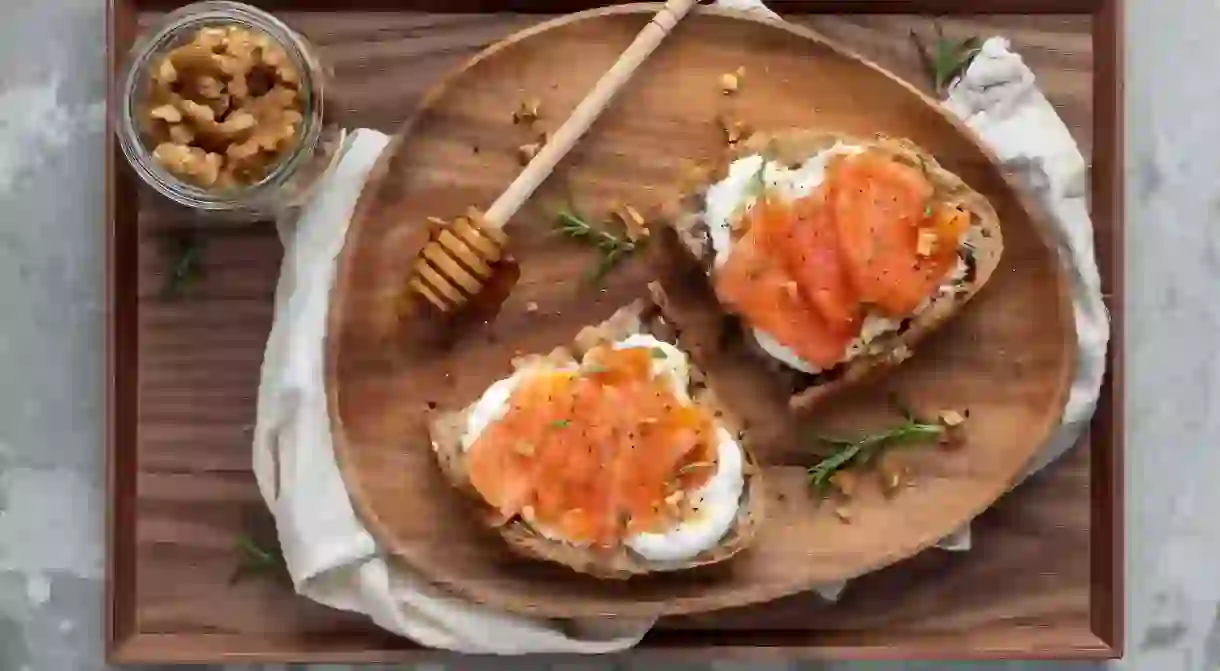 Smoked Salmon Toast