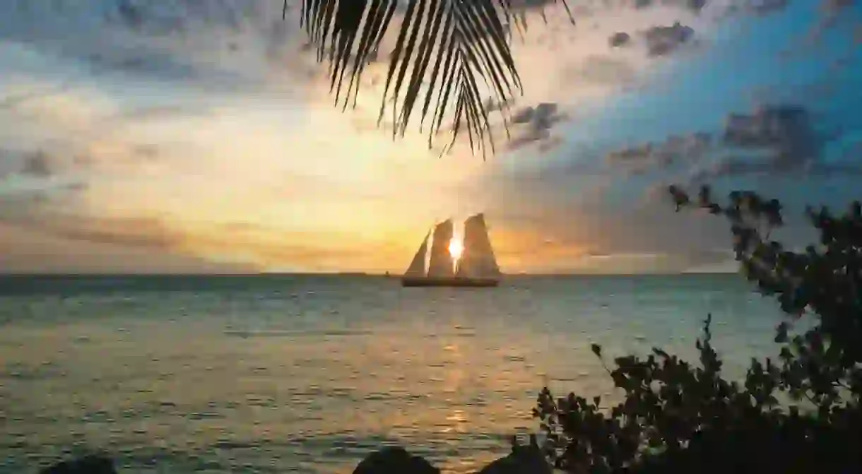 Fort Zachary Taylor State Park Beach, Key West, FL, USA