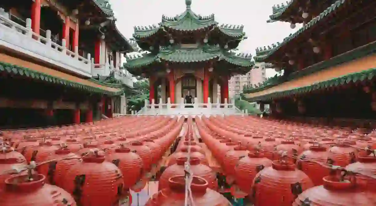 Temple in Kaohsiung City, Taiwan