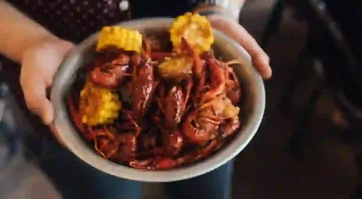 Crawfish and corn