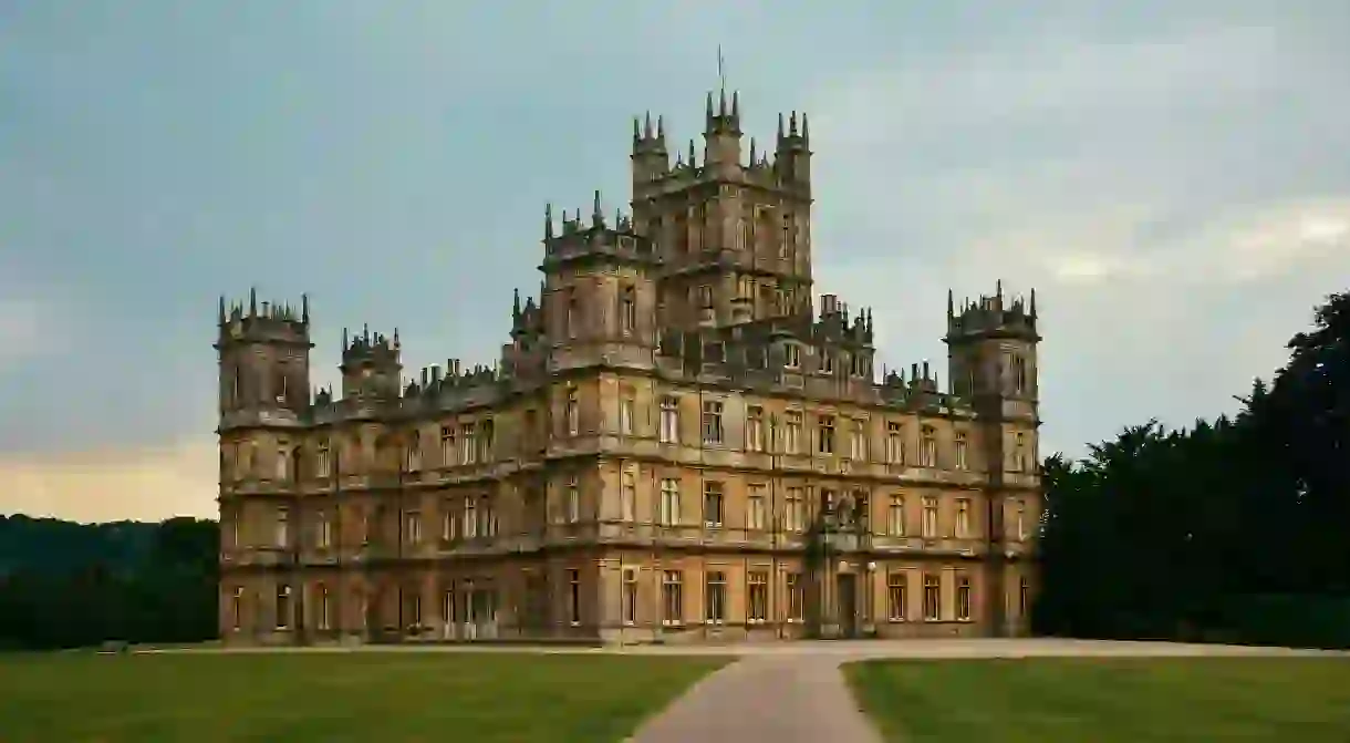 Highclere Castle (Downton Abbey) in Hampshire, England