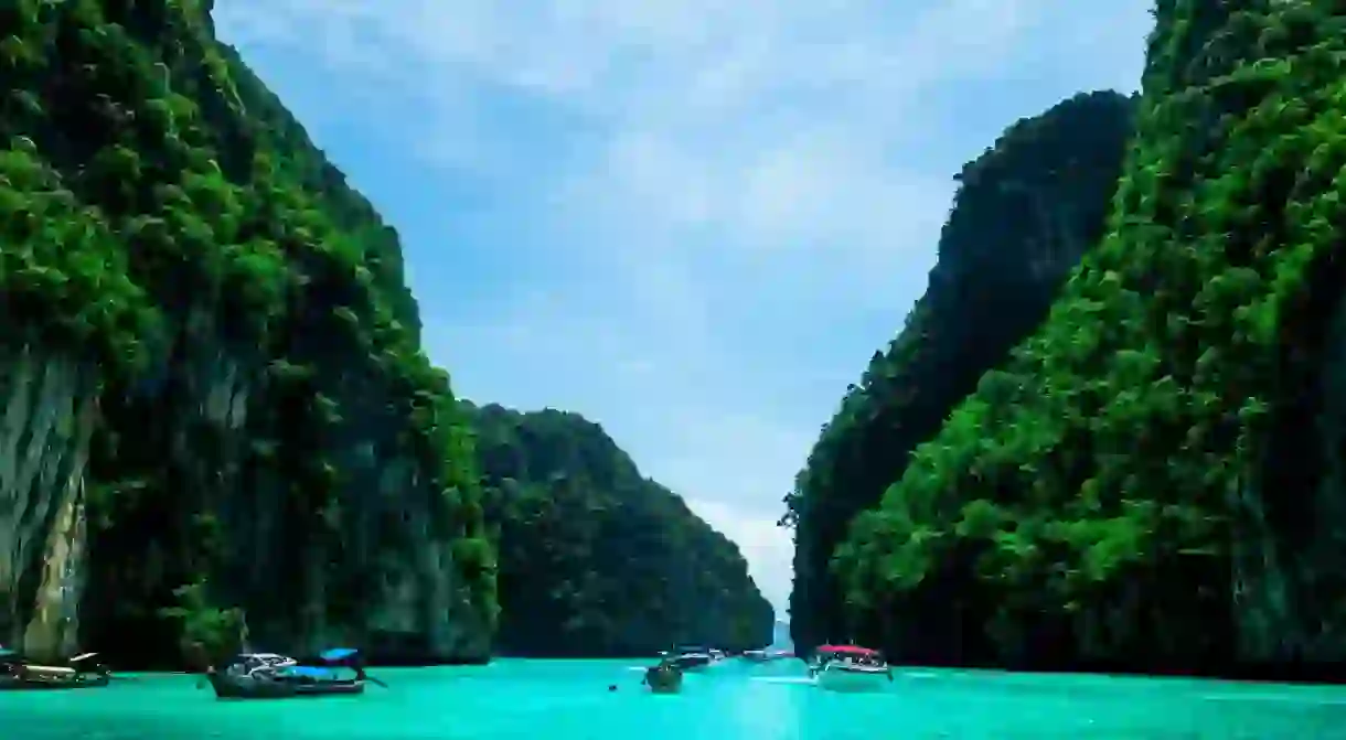 One of the classic view of Phuket in southern Thailand