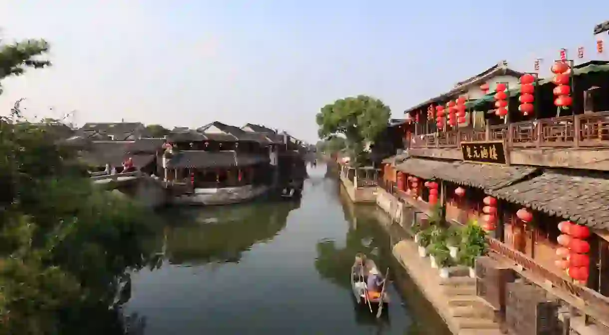 Can you remember which Mission film this traditional Chinese water town appeared in?