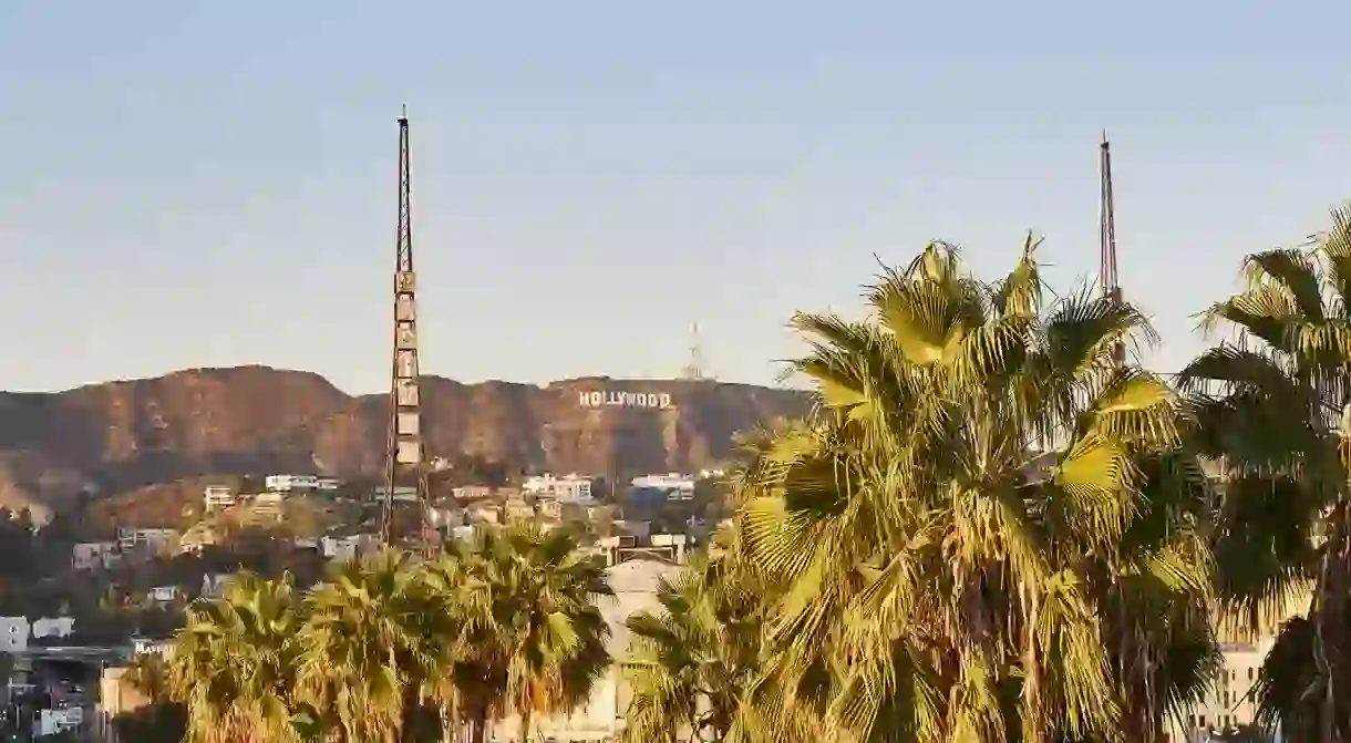 Why bother hiking up to the Hollywood sign when you can catch a view of it from the comfort of your own room?