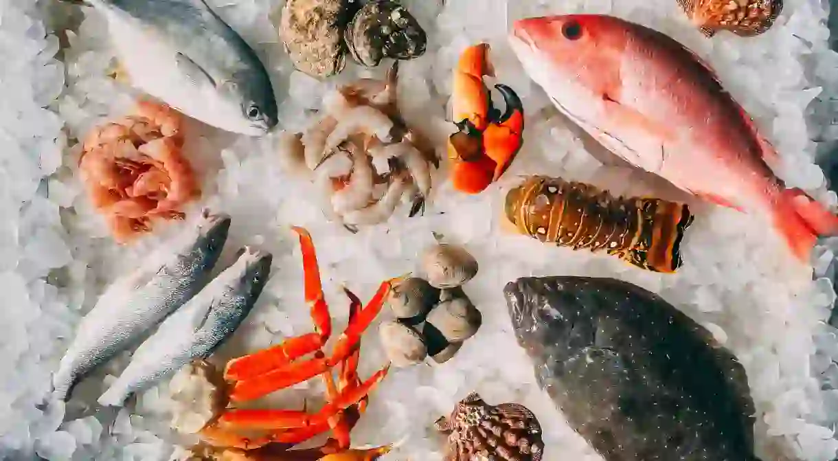 Fresh seafood