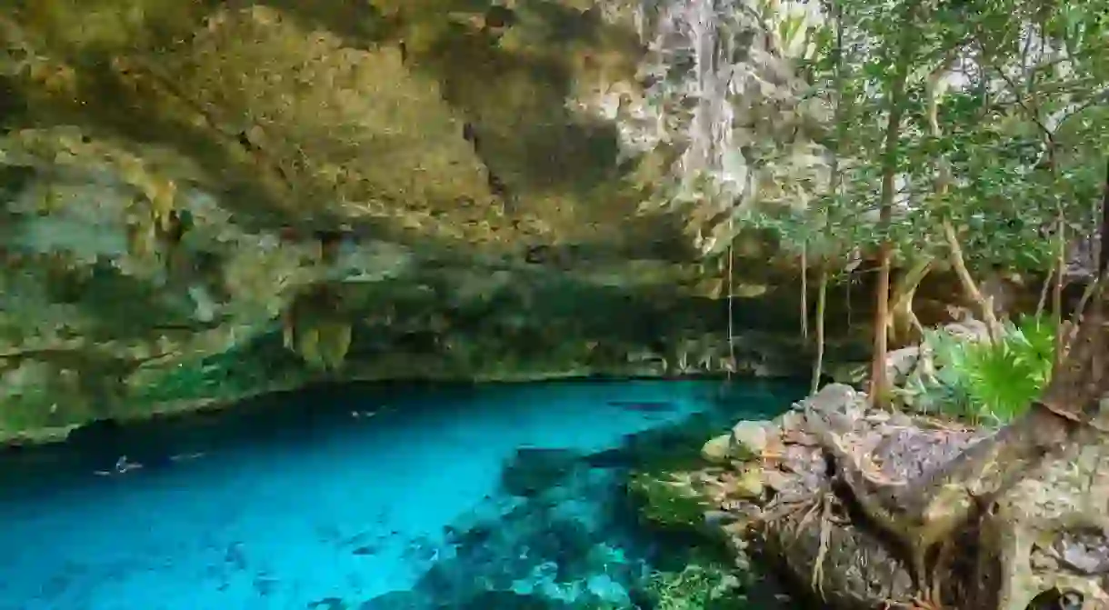 Cenote Dos Ojos in Mexico