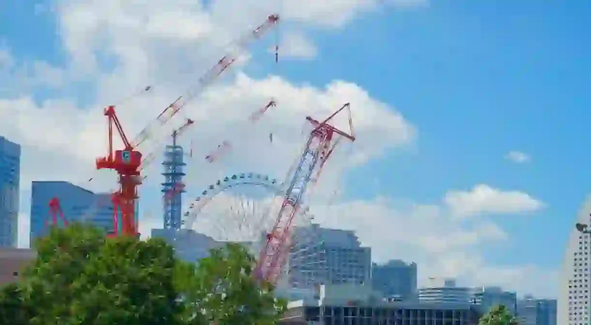 Yokohama under construction in Naka Ward, Yokohama City