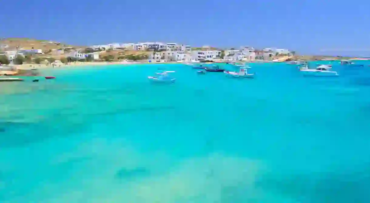 Holiday paradise in Koufonisia, small Cyclades islands between Naxos and Amorgos, Greece