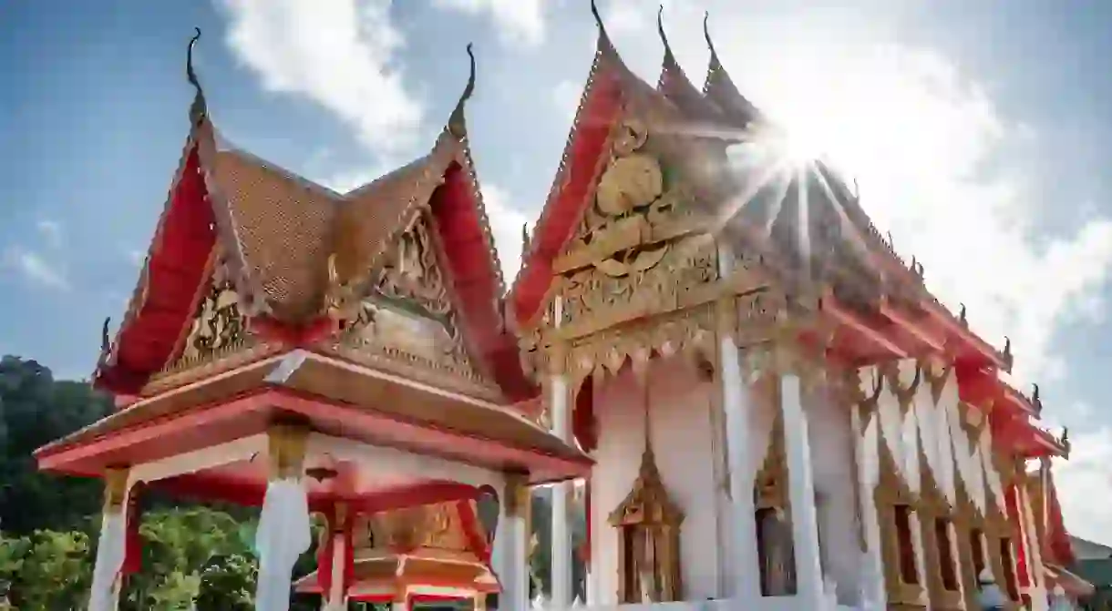 Wat Si Supharam Temple in Phuket, Thailand