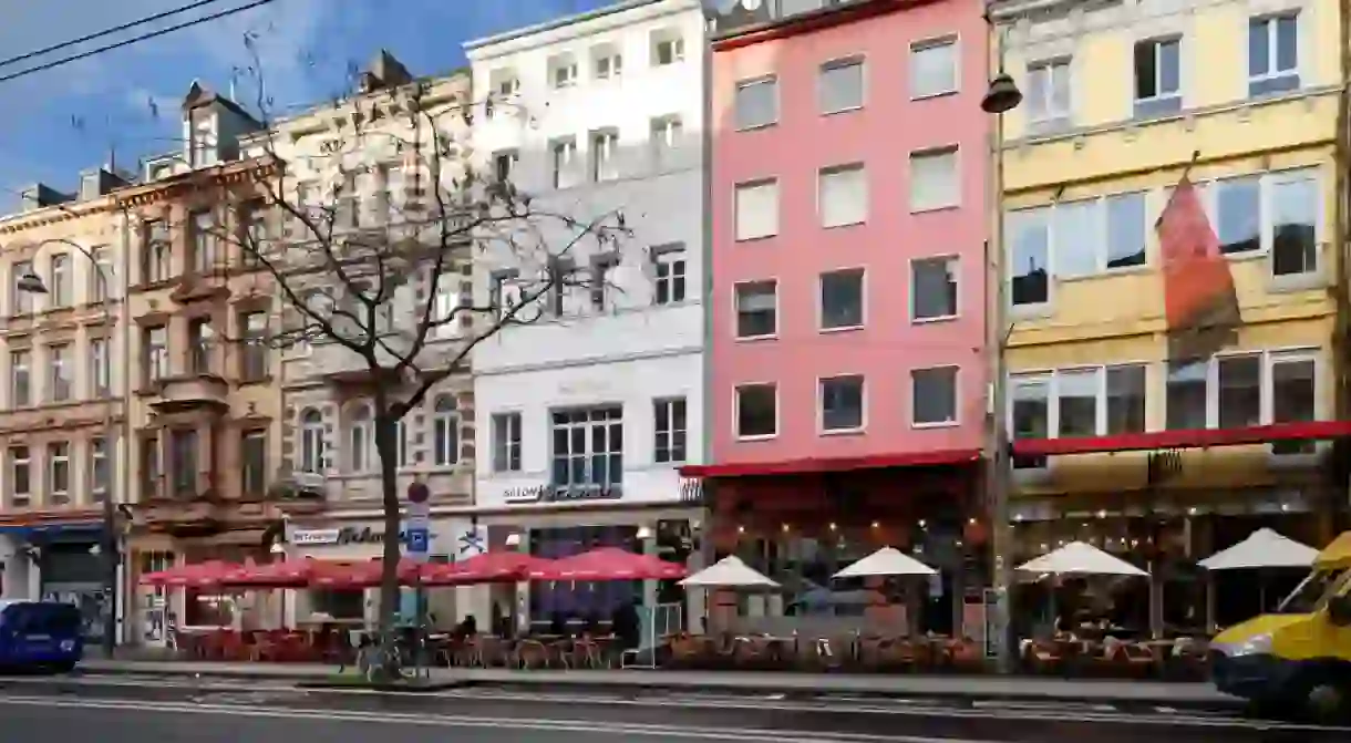 Outdoor dining in the Belgian quarter of Cologne