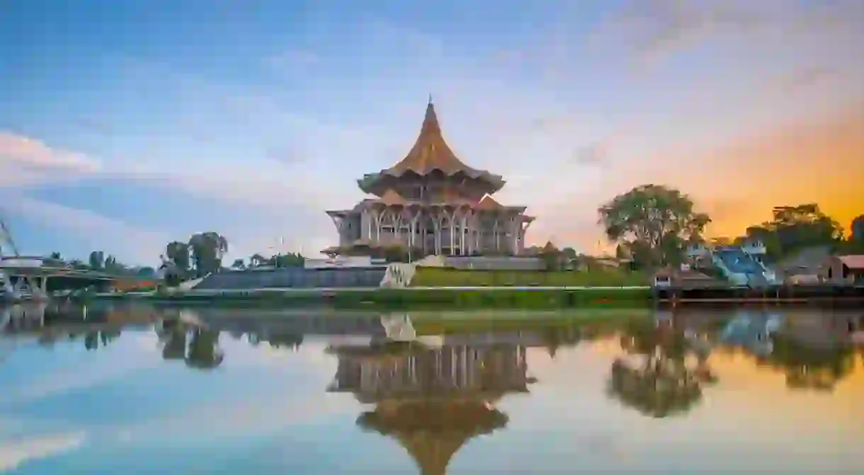 Sarawak State Legislative Assembly (Dewan Undangan Negeri), Kuching,Sarawak, Malaysia.