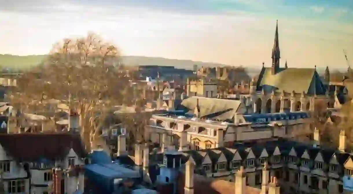 Oxford city skyline, UK