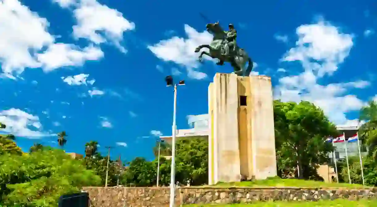 Monument of Francisco Solano Lopez in Asuncion, Paraguay