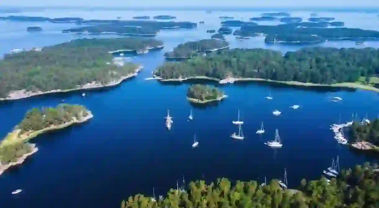 Swedish archipelago landscape, Stockholm, Sweden