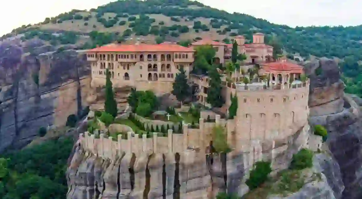 Meteora, Kalabaka, Greece. Varlaam Monastery.