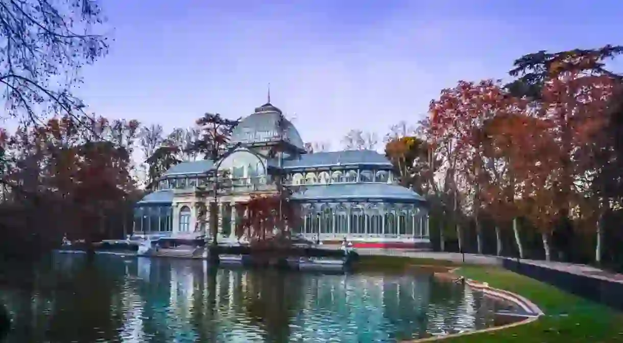 Crystal Palace in Madrids Retiro Park, built by Ricardo Velázquez Bosco in 1887