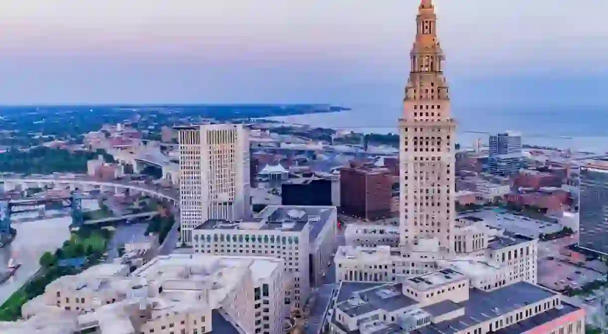 Cleveland, Ohio Aerial Landscape