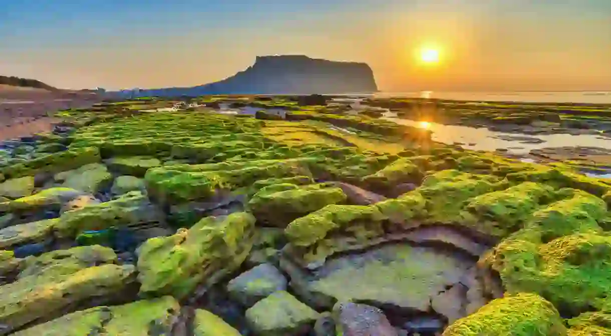 Seongsan Ilchulbong, Jeju,Island, South,Korea