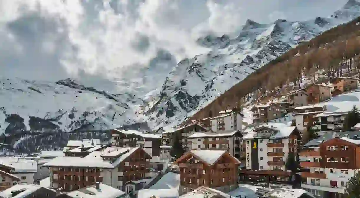 The Capra and Saas-Fee Town are part of a perfect winter wonderland