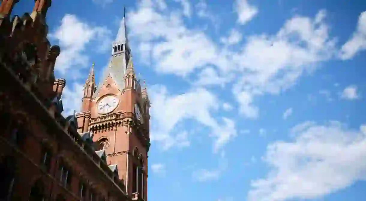 St Pancras station in London, UK