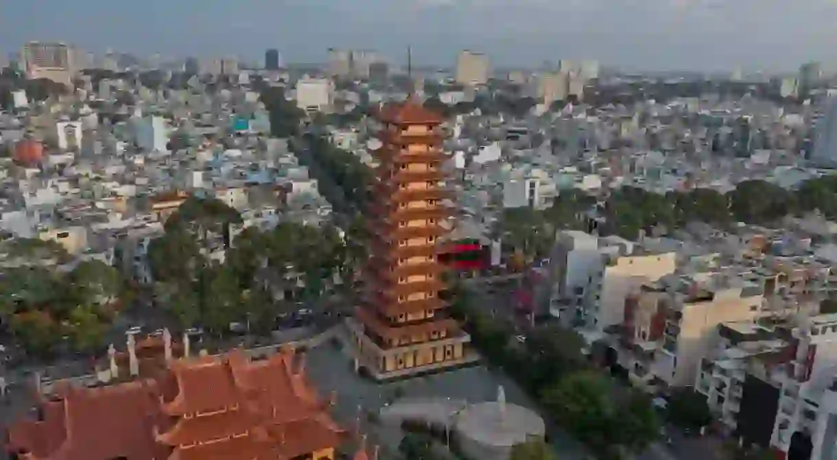Việt Nam Quốc Tự Pagoda in Ho Chi Minh Citys District 10