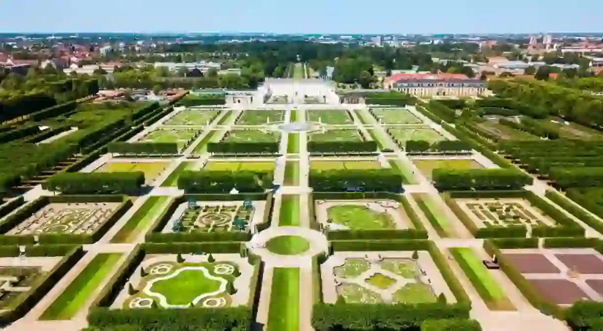 Herrenhausen Gardens of Herrenhausen Palace located in Hannover, Germany
